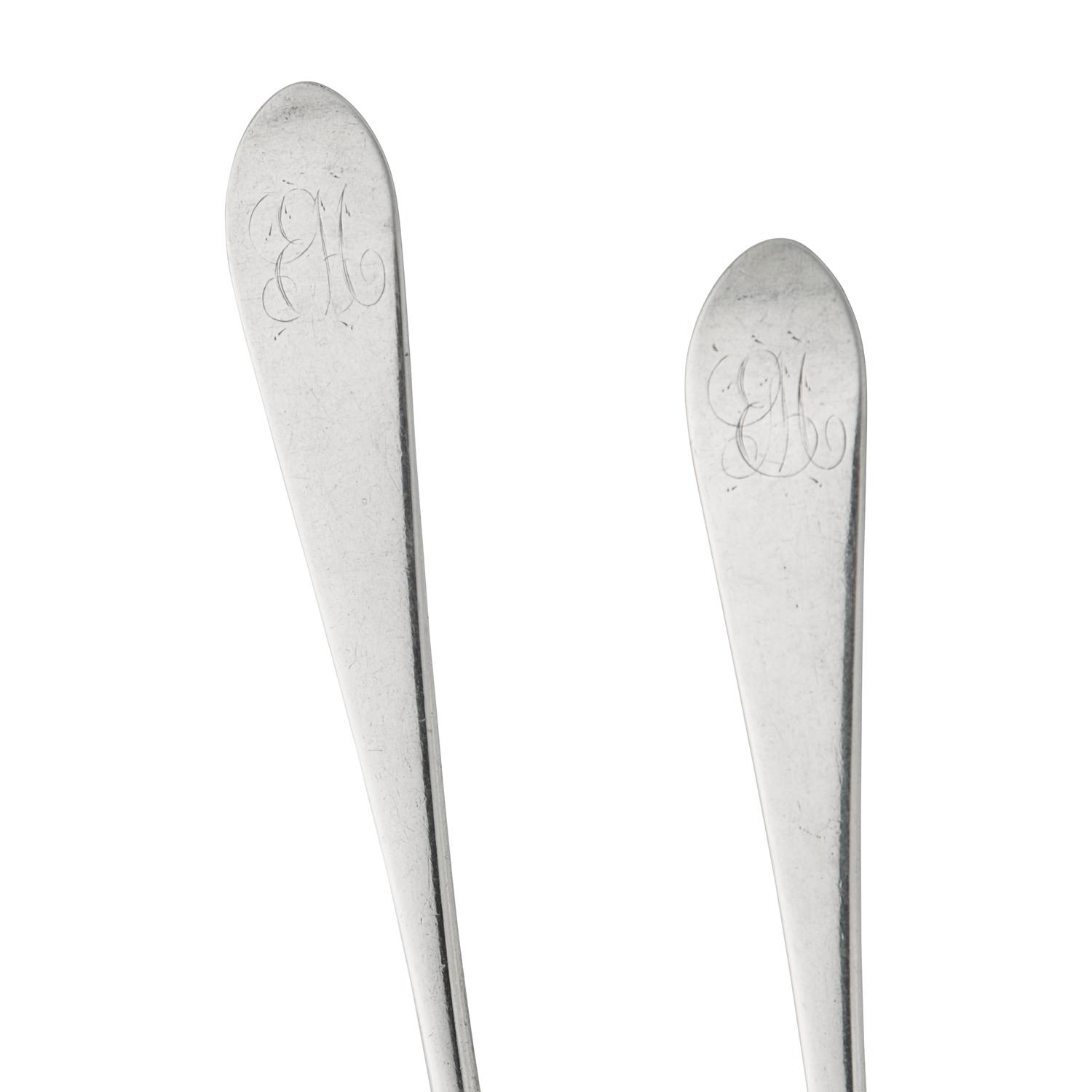 Three Federal Silver Teaspoons
