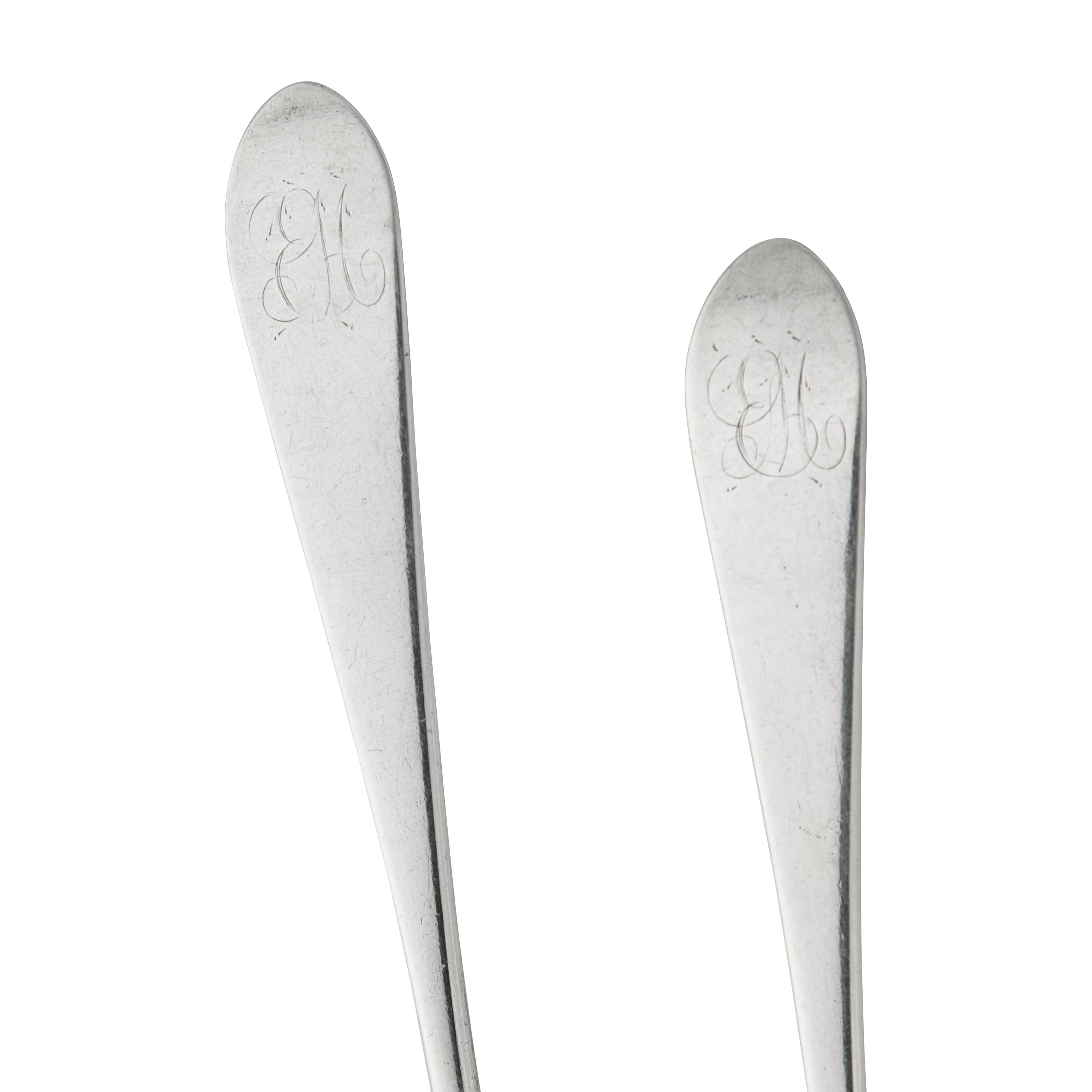 Three Federal Silver Teaspoons
