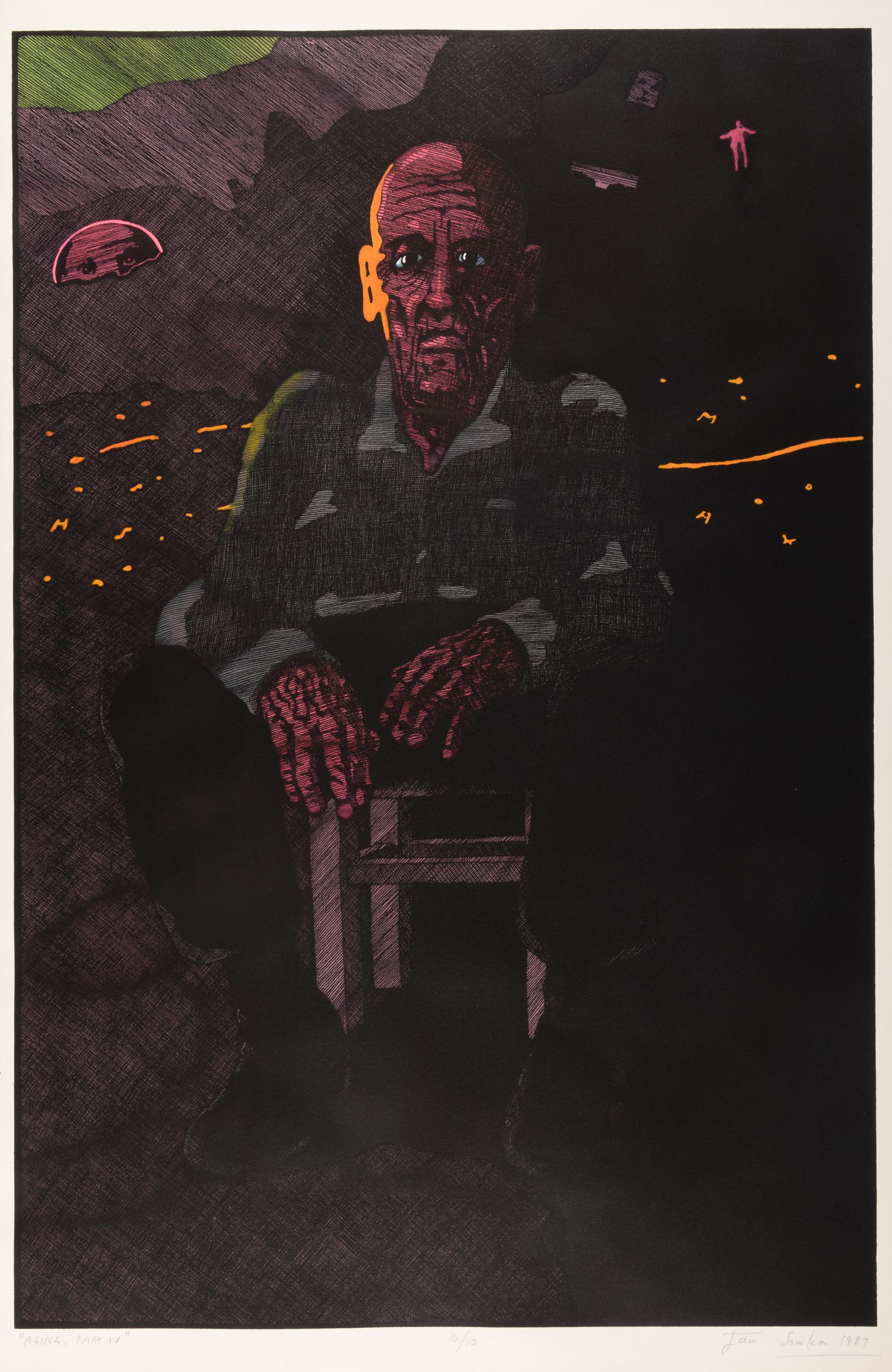 Aging, Part I - IV (a group of four works)