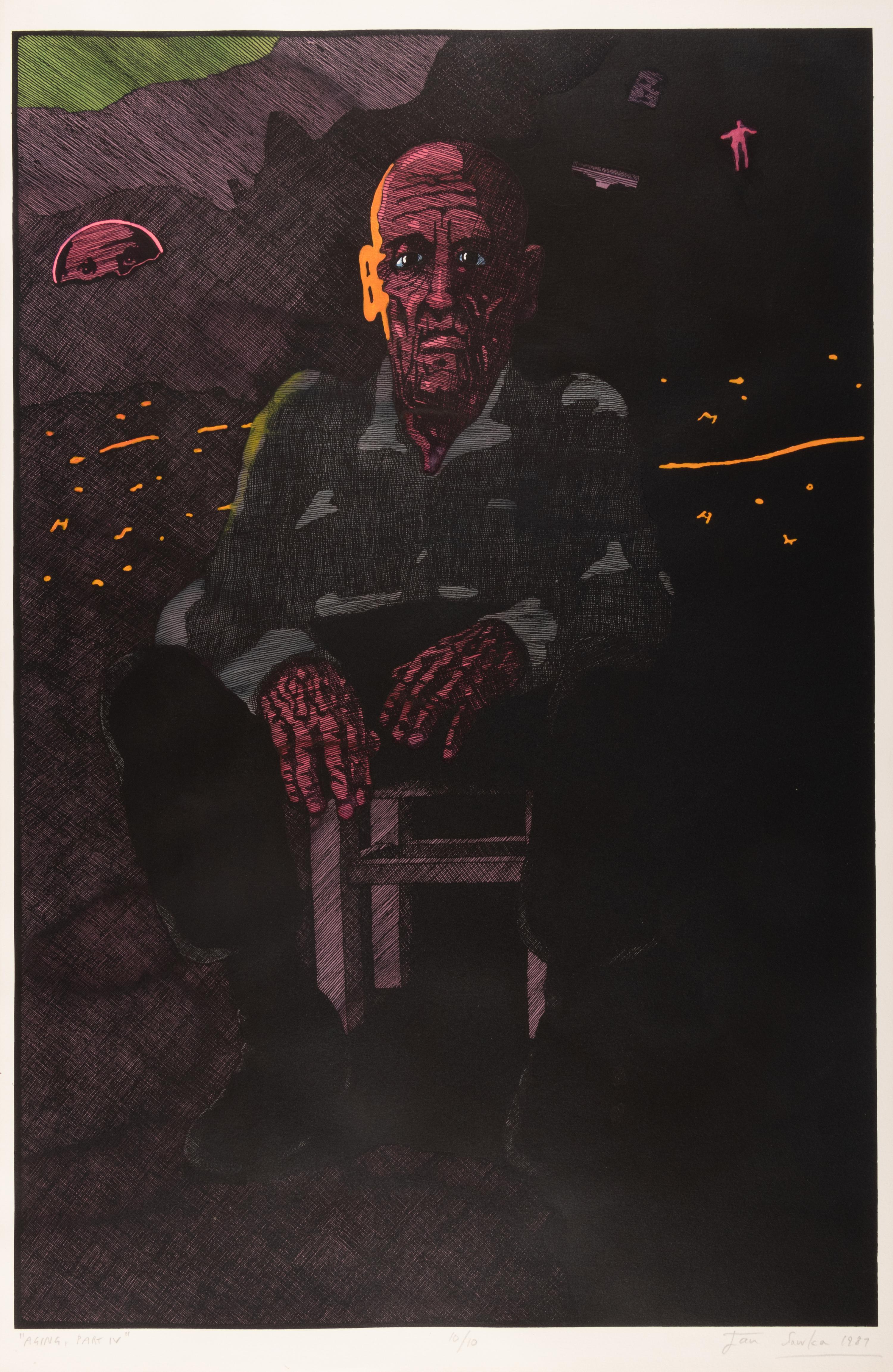 Aging, Part I - IV (a group of four works)