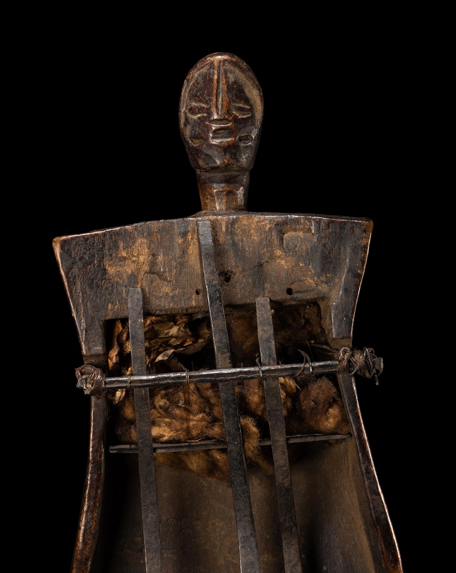 An African Wood Finger Harp