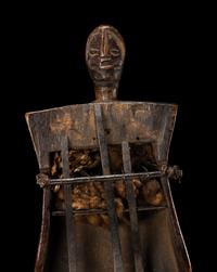 An African Wood Finger Harp