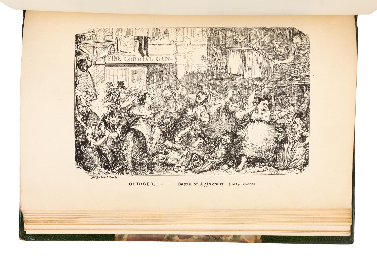 CRUIKSHANK, George (1792-1878). The Comic Almanack. London: John Camden Hotten, [1835-1853].