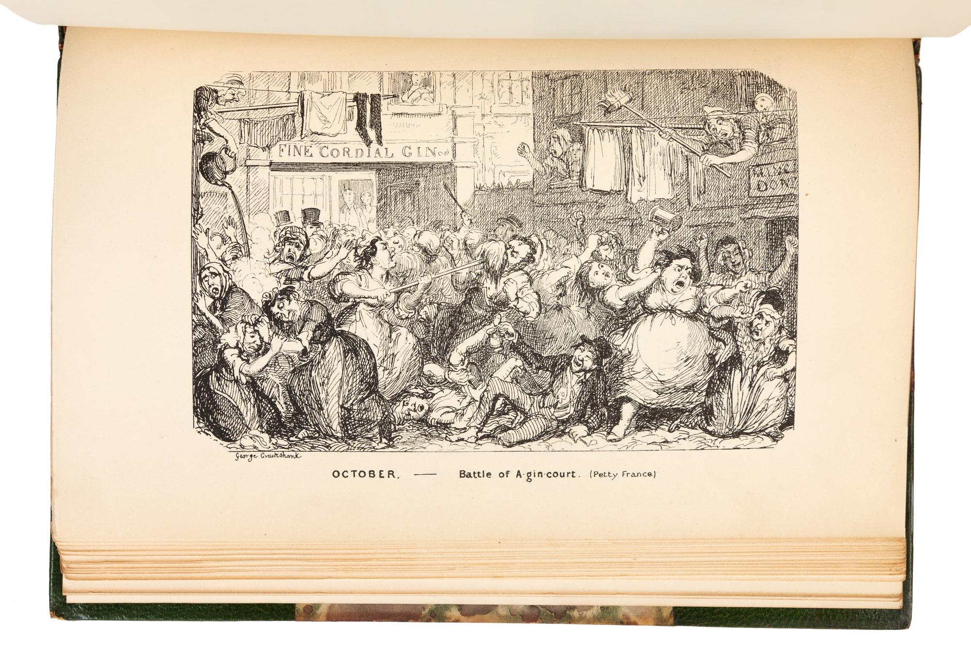CRUIKSHANK, George (1792-1878). The Comic Almanack. London: John Camden Hotten, [1835-1853].