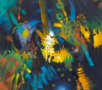 Carlos Jacanamijoy, (Colombian, b. 1964), Mientras, 2000