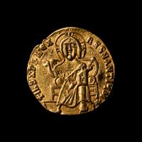 [ANCIENTS] BYZANTINE EMPIRE. Basil I and Constantine (c. 868-879 AD). Av Solidus (4.4 g)