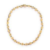 Multicolor Pearl and Multigem Necklace