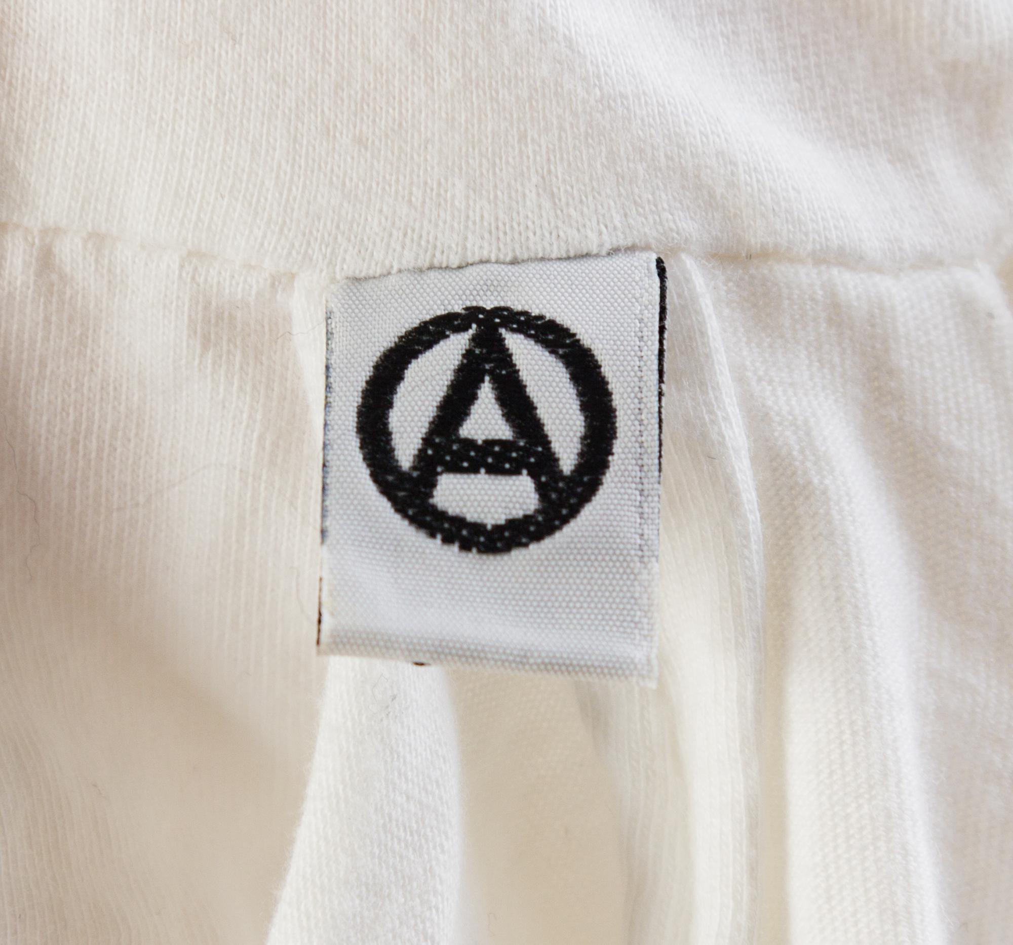 A Vivienne Westwood White Cotton "Piss Marilyn" Seditionaries Top, No size.