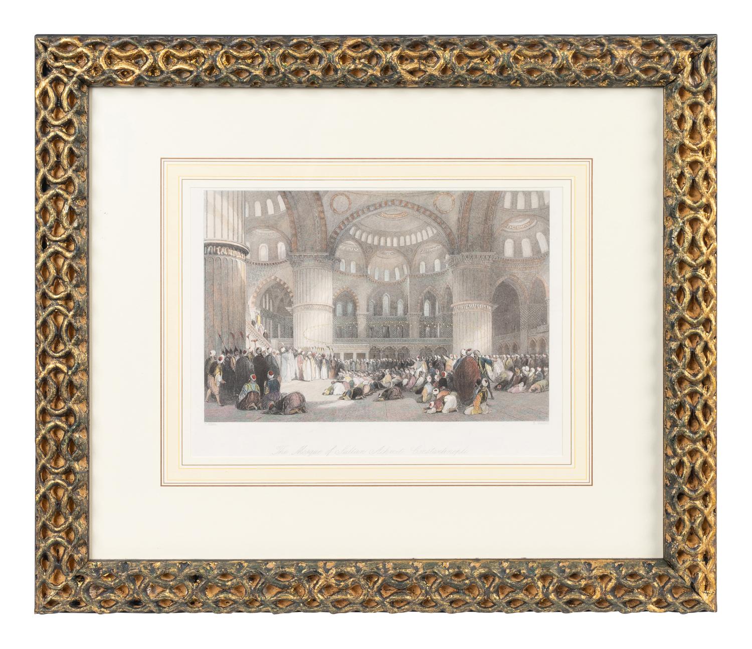 A Group of Six Steel Engravings of Turkey After Thomas Allom and Rouargue
