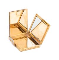 VAN CLEEF & ARPELS, YELLOW GOLD AND DIAMOND COMPACT