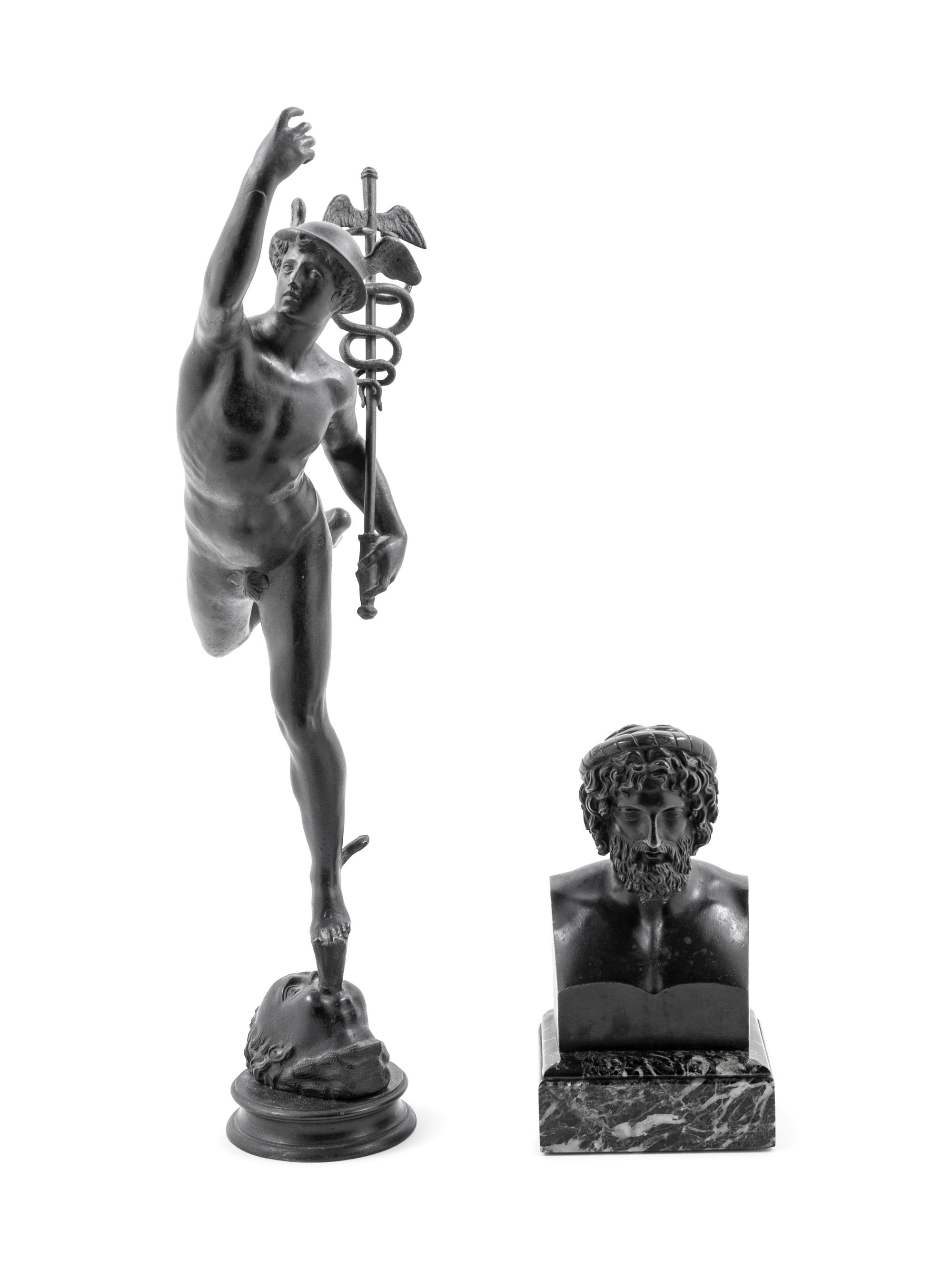 A Neoclassical Bronze Bust