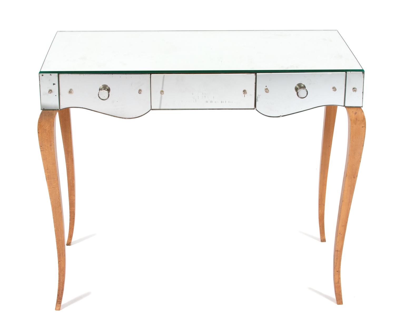 A Mid-Century Modern Mirrored Vanity Table — 20TH CENTURY