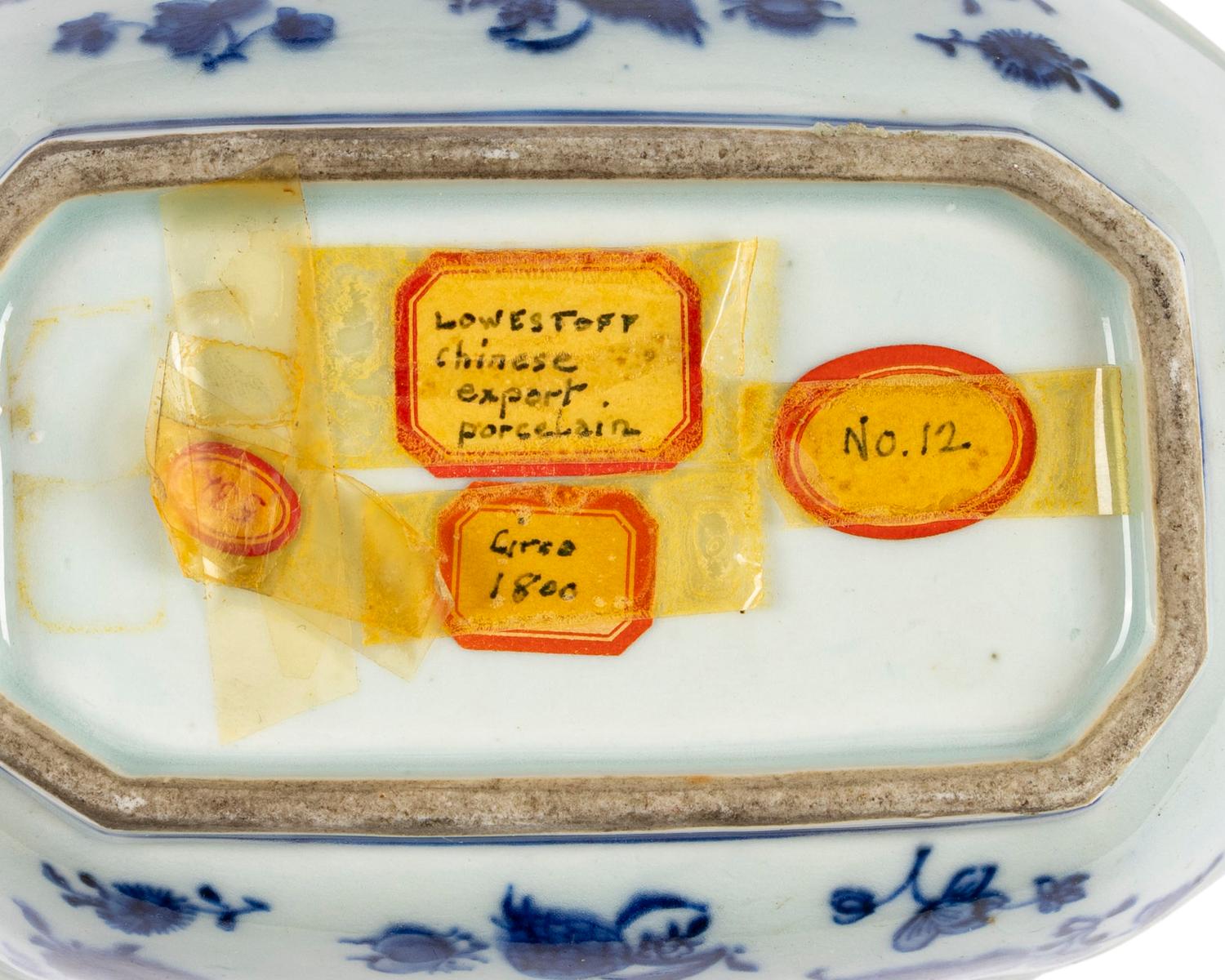 A Large Group of Chinese Export 'Fitzhugh' and Other Blue and White Porcelain Articles