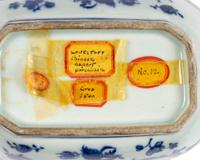 A Large Group of Chinese Export 'Fitzhugh' and Other Blue and White Porcelain Articles
