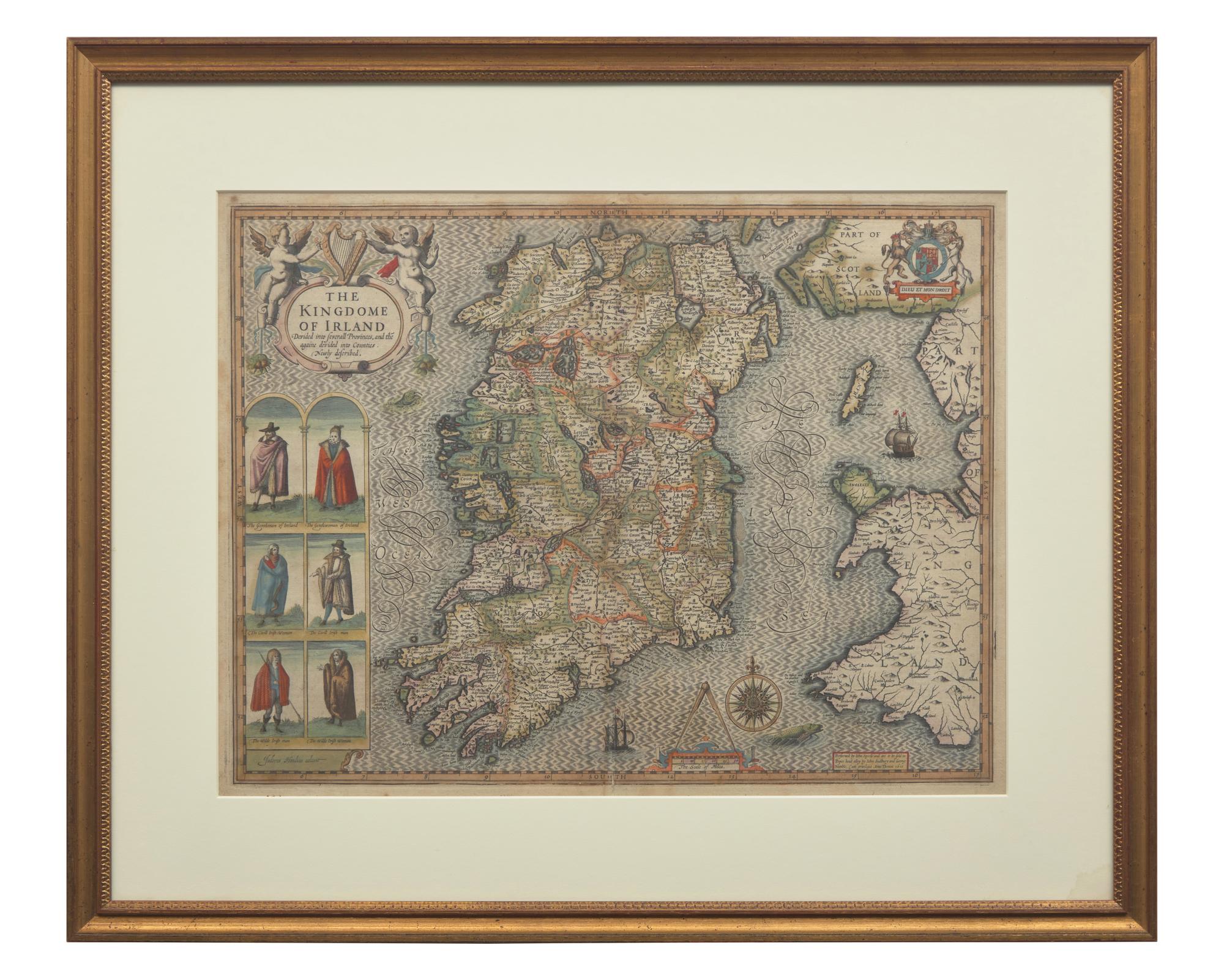 [Maps & Atlases] Speed, John. The Kingdome of Irland...