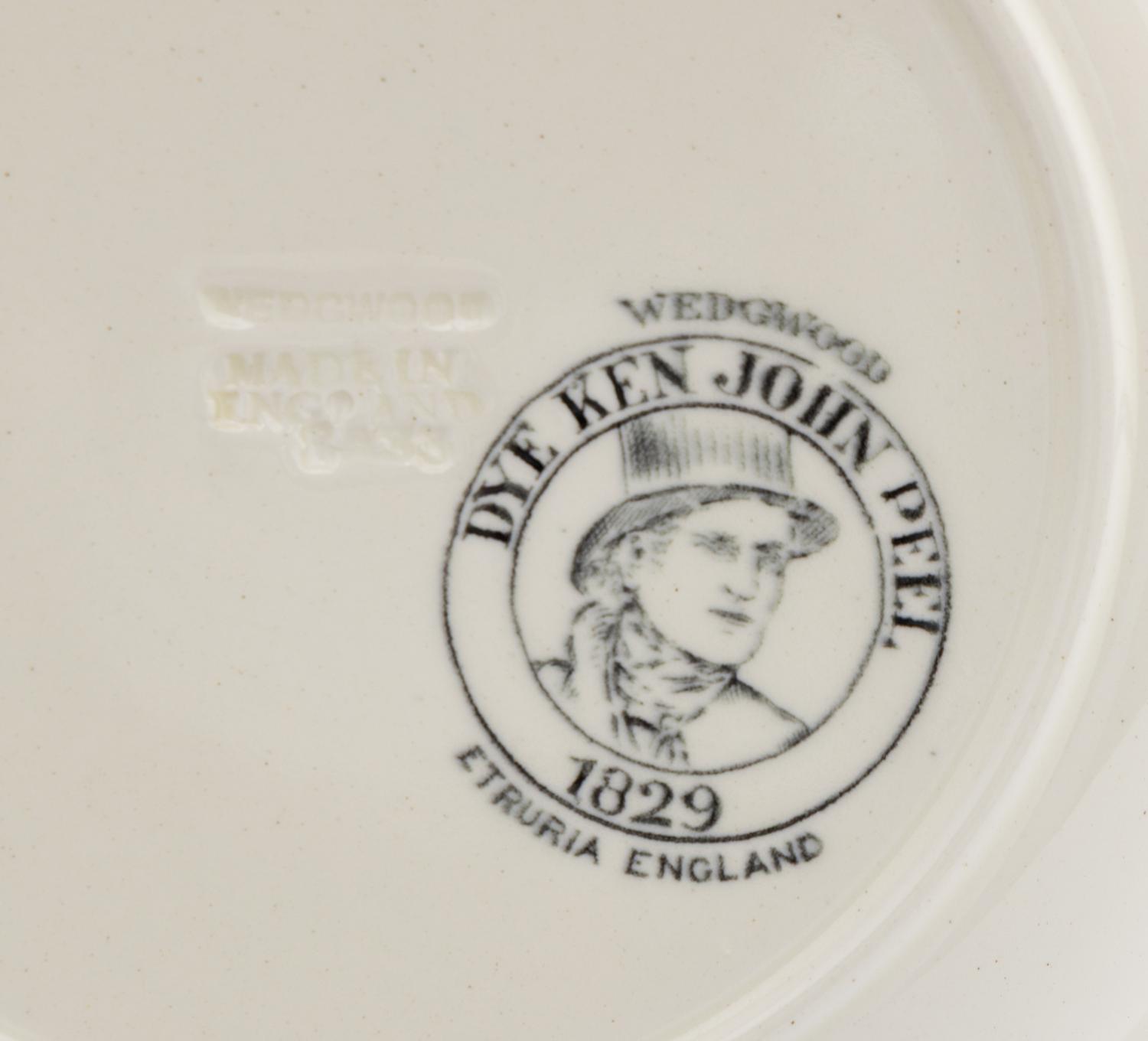 A Set of Twelve Wedgwood D'ye Ken John Peel Entree Bowls