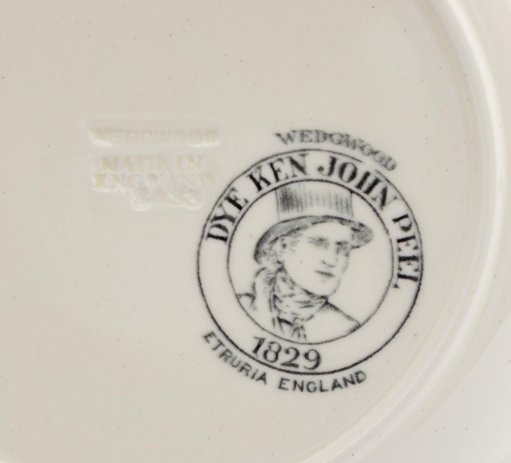 A Set of Twelve Wedgwood D'ye Ken John Peel Entree Bowls