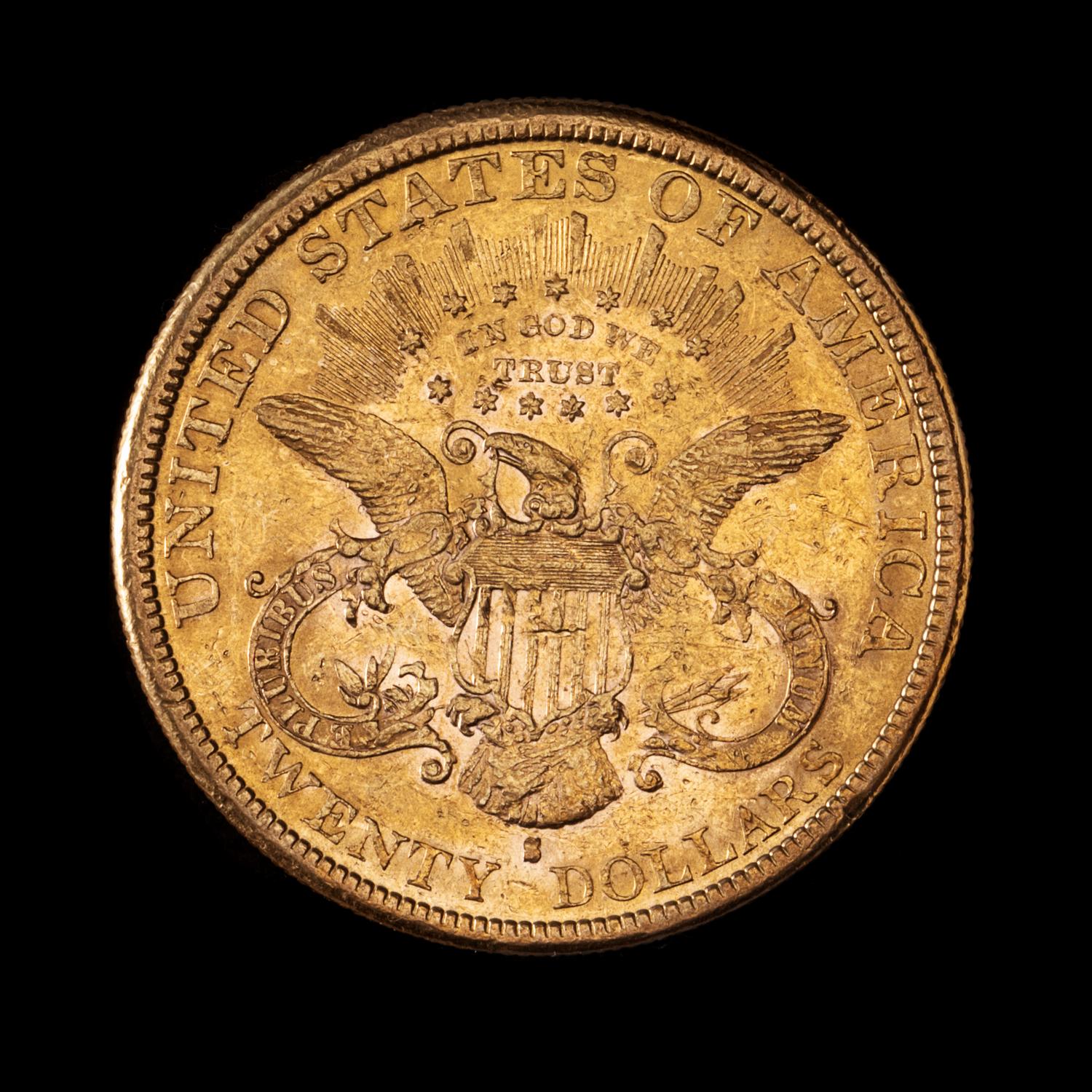 A United States 1883-S Liberty Head $20 Gold Coin