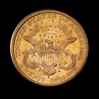 A United States 1883-S Liberty Head $20 Gold Coin