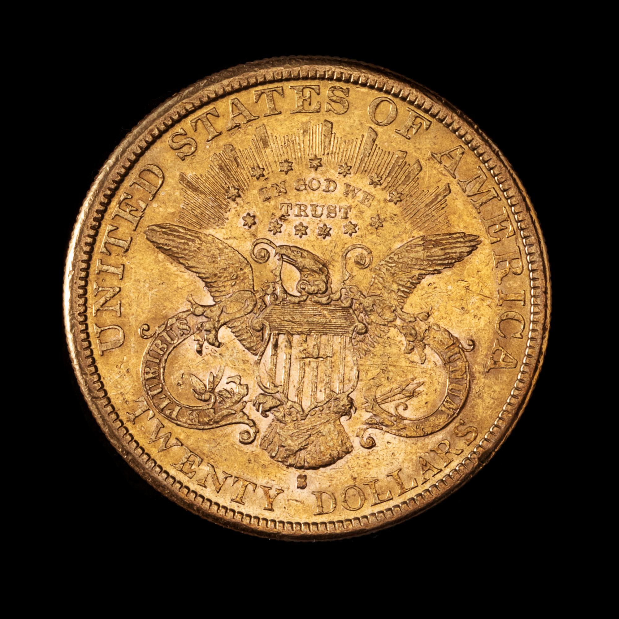A United States 1883-S Liberty Head $20 Gold Coin