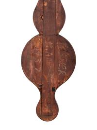 A Regency Style Inlaid Mahogany Banjo Barometer and Thermometer