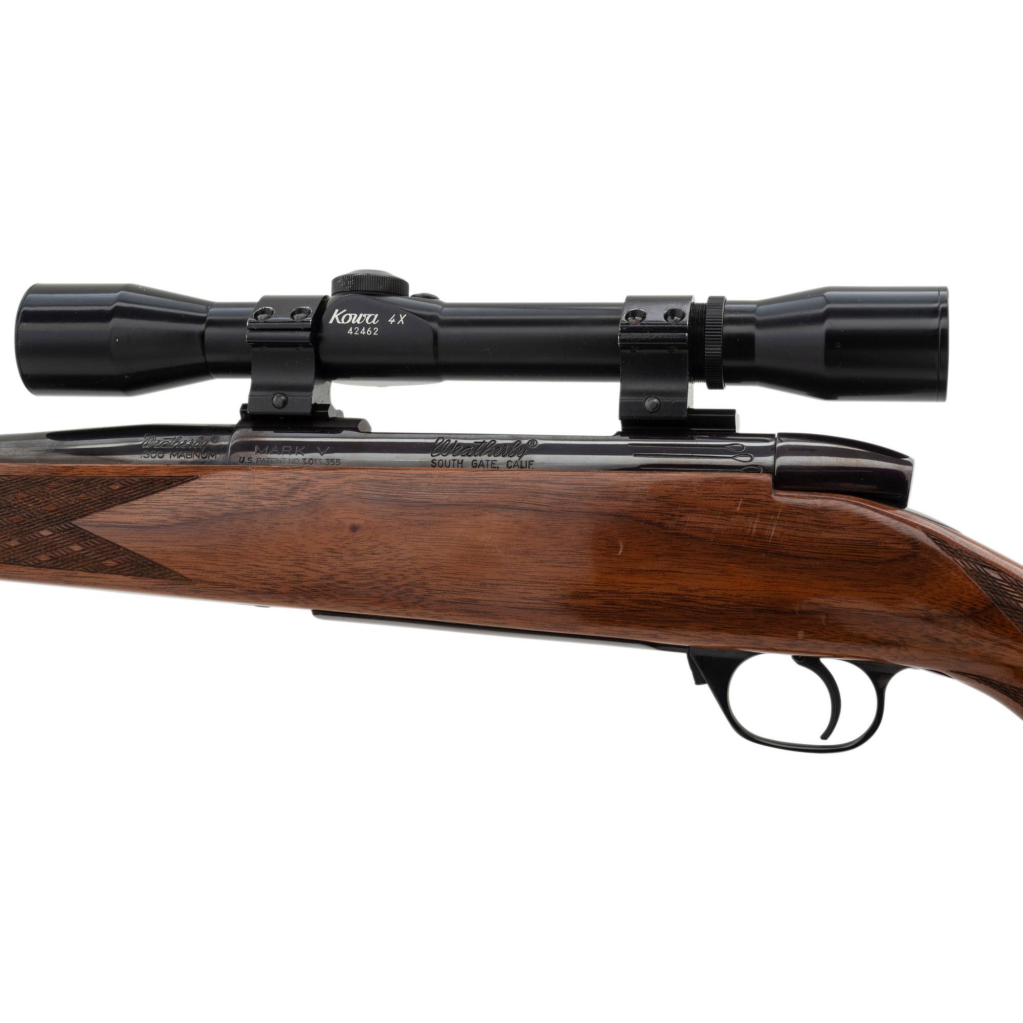 * Weatherby Mark V Rifle in .300 Magnum with Scope