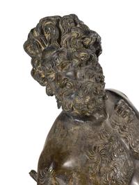 A Pair of Continental Patinated Bronze Furietti Centaurs