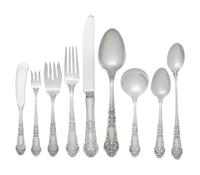 A Reed and Barton French Renaissance Silver Flatware Service