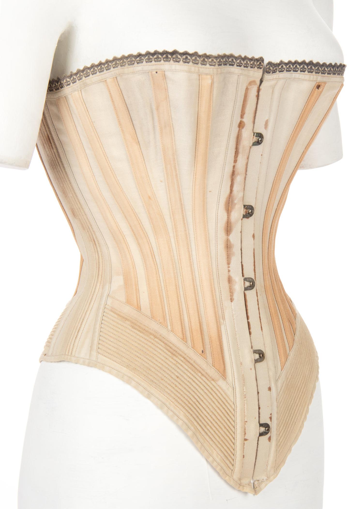 Three 19th and Early 20th Century Corsets, 1870-1905