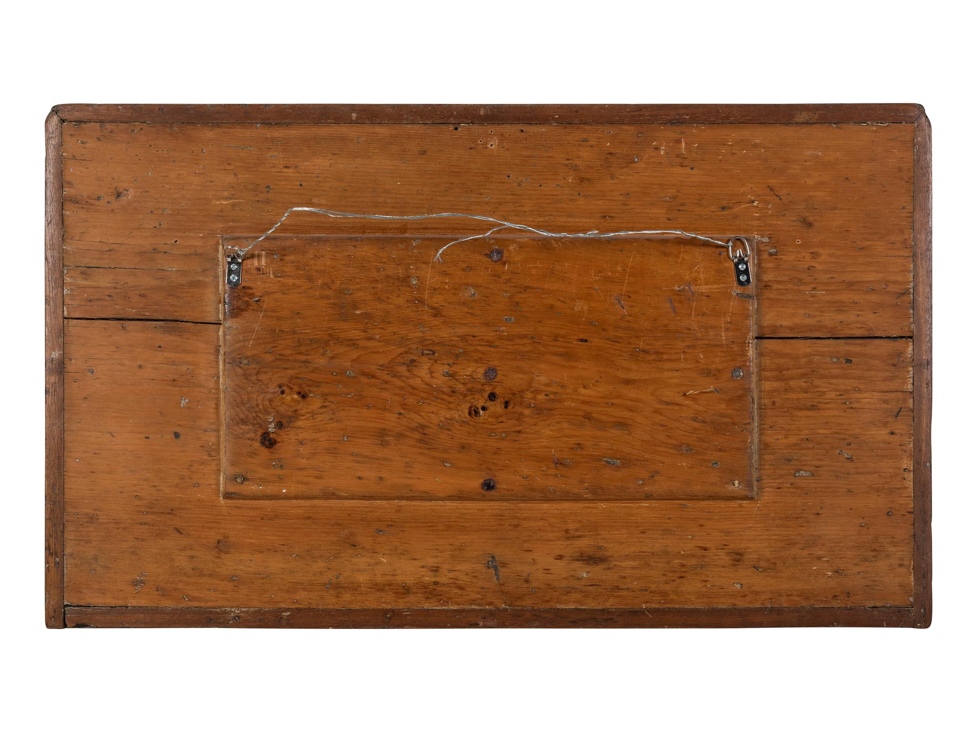 A Paint-Decorated Pine Panel