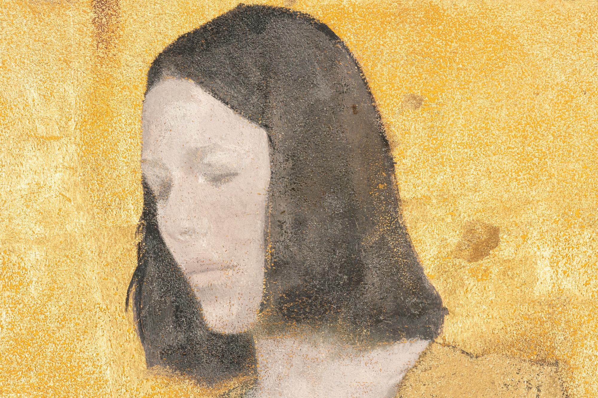 Study in Gold III [Portrait of Cecily Langdale] , 1977