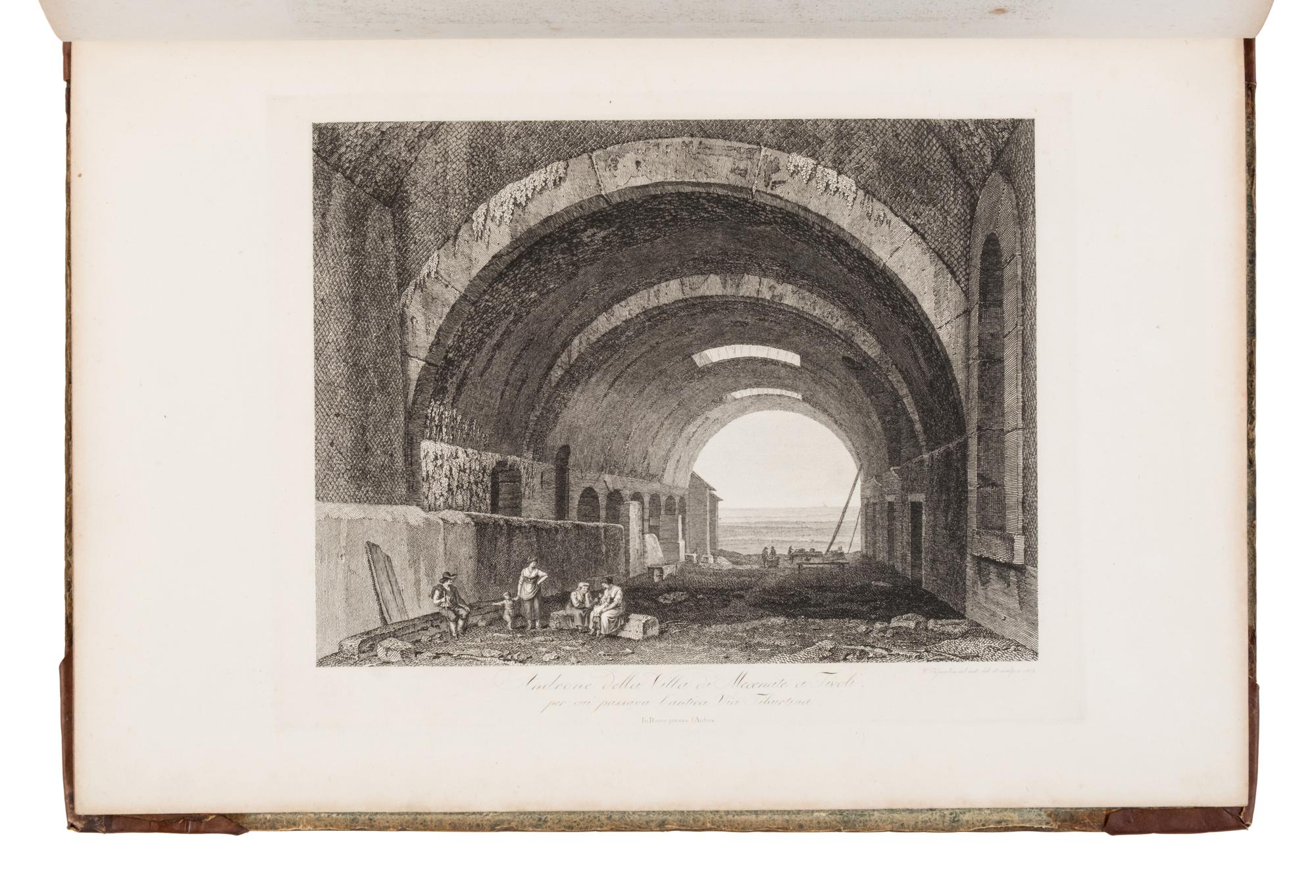 [Prints] Gmelin, Wilhelm Friedrich. ( Dissertazioni di Tivoli e di Albano in dodici Tavole )