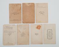 [CIVIL WAR]. A group of 7 unidentified Naval officers, 6 with western Brown Water Navy back marks, comprising:
