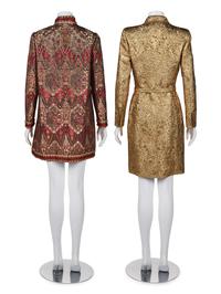 Two Designer Lamé Jackets: One Ungaro and One Teal Traina