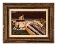 Five Framed Pietra Dura Plaques