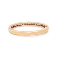 YELLOW GOLD AND DIAMOND BANGLE BRACELET