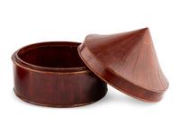 A Pair of Asian Red Lacquer Boxes
