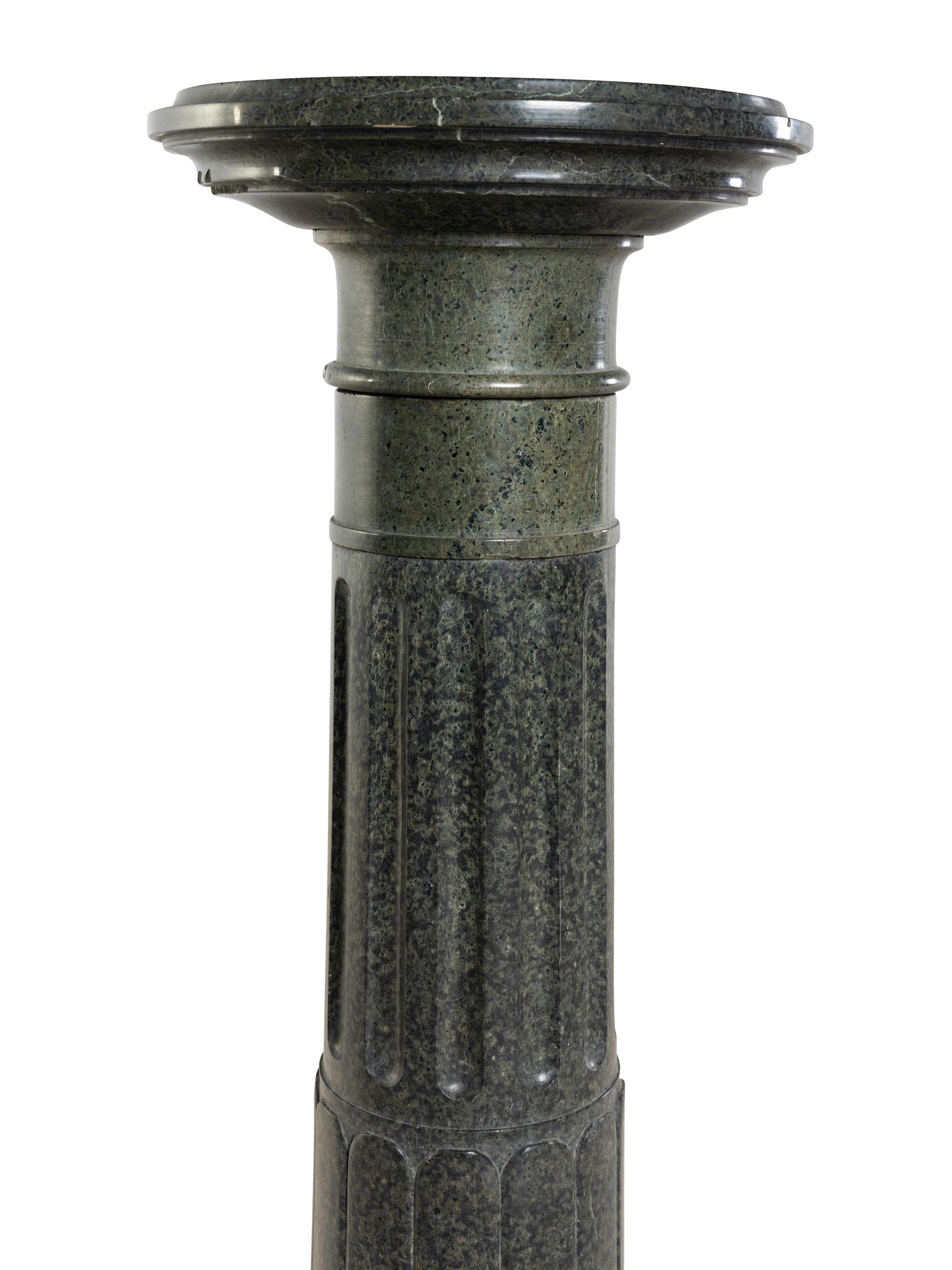 A Continental Marble Pedestal