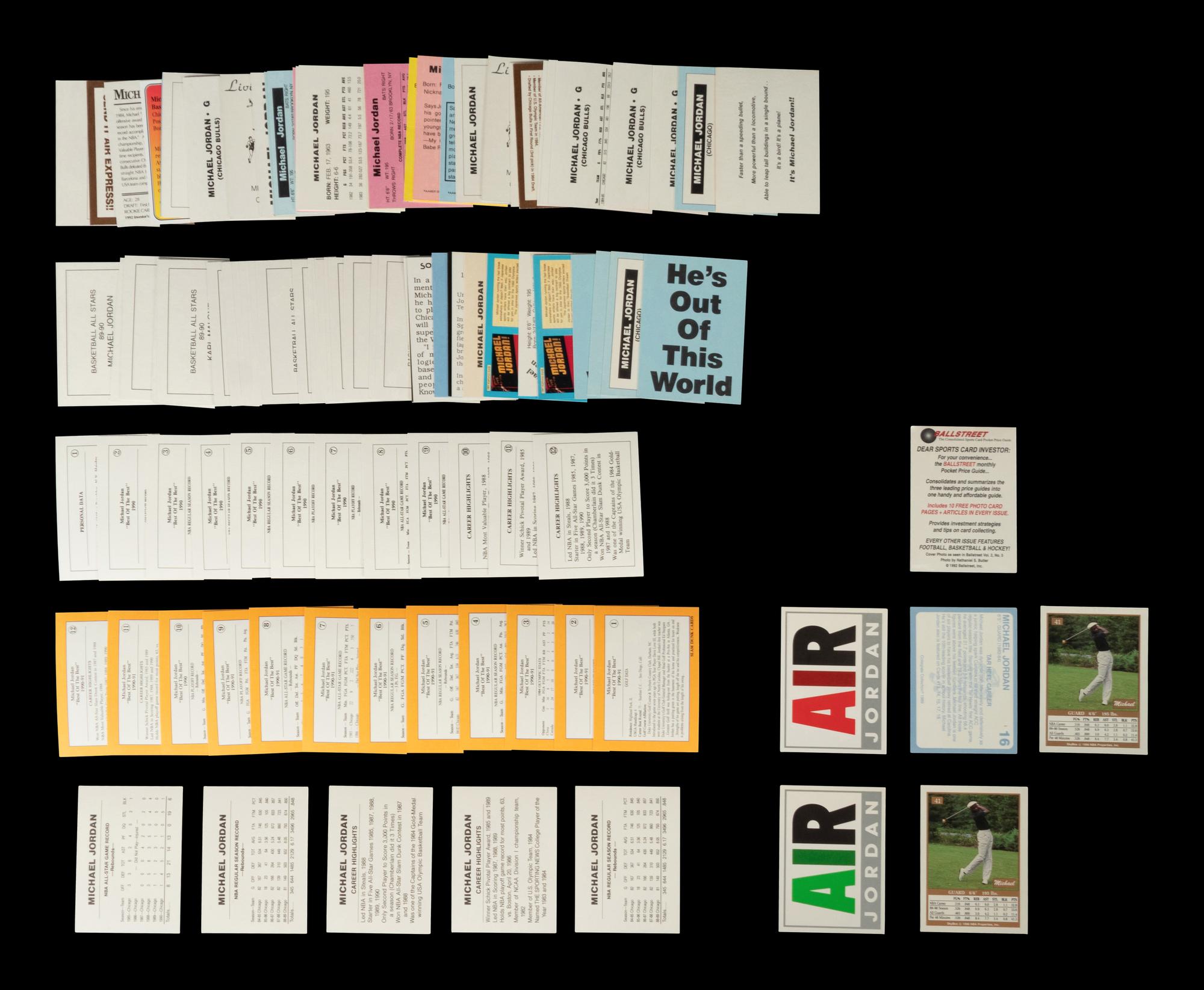 A Large Group of Assorted 1980s-90s Unlicensed Michael Jordan Basketball Cards