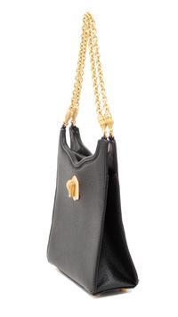 Barry Kieselstein-Cord Black Leather Purse, 1980-90s