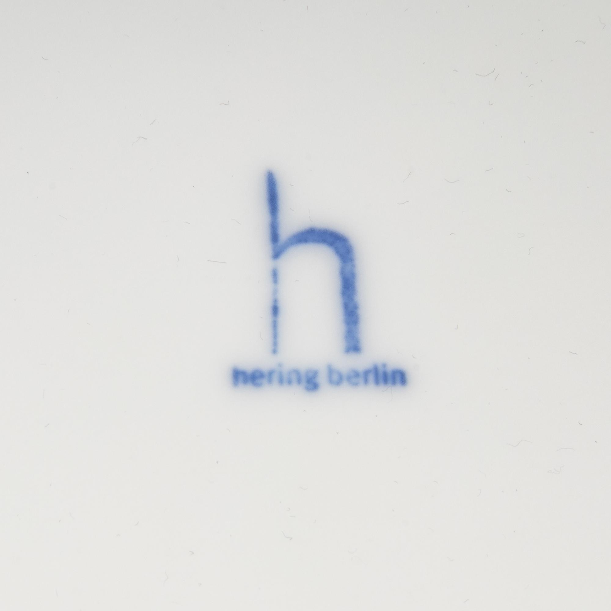 A Hering Berlin Polite Platinum Porcelain Dinner Service