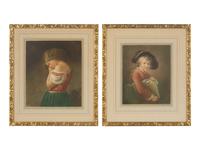 A Pair of English Mezzotints