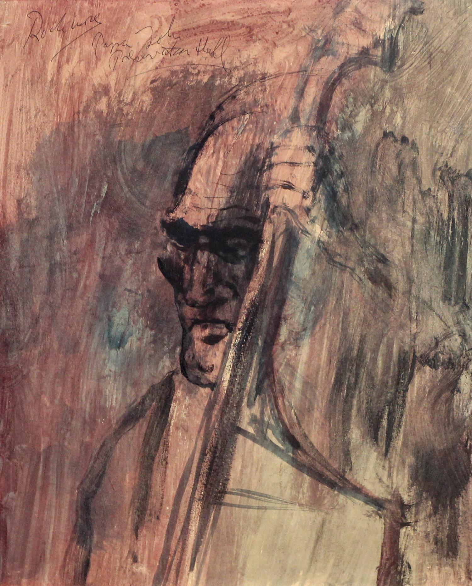 Noel Rockmore, (American, 1928-1995), Figure of a Musician