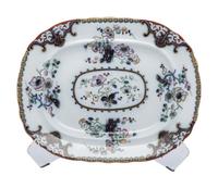 A Charles Meigh Imari Style Stone China Platter