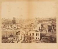 [Chicago Fire]. Landy, James (1838-1897), photographer. Ruins of Chicago . October 1871.