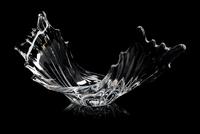 A Lalique Frosted Candy Dish Diameter 4 1/4 inches.
