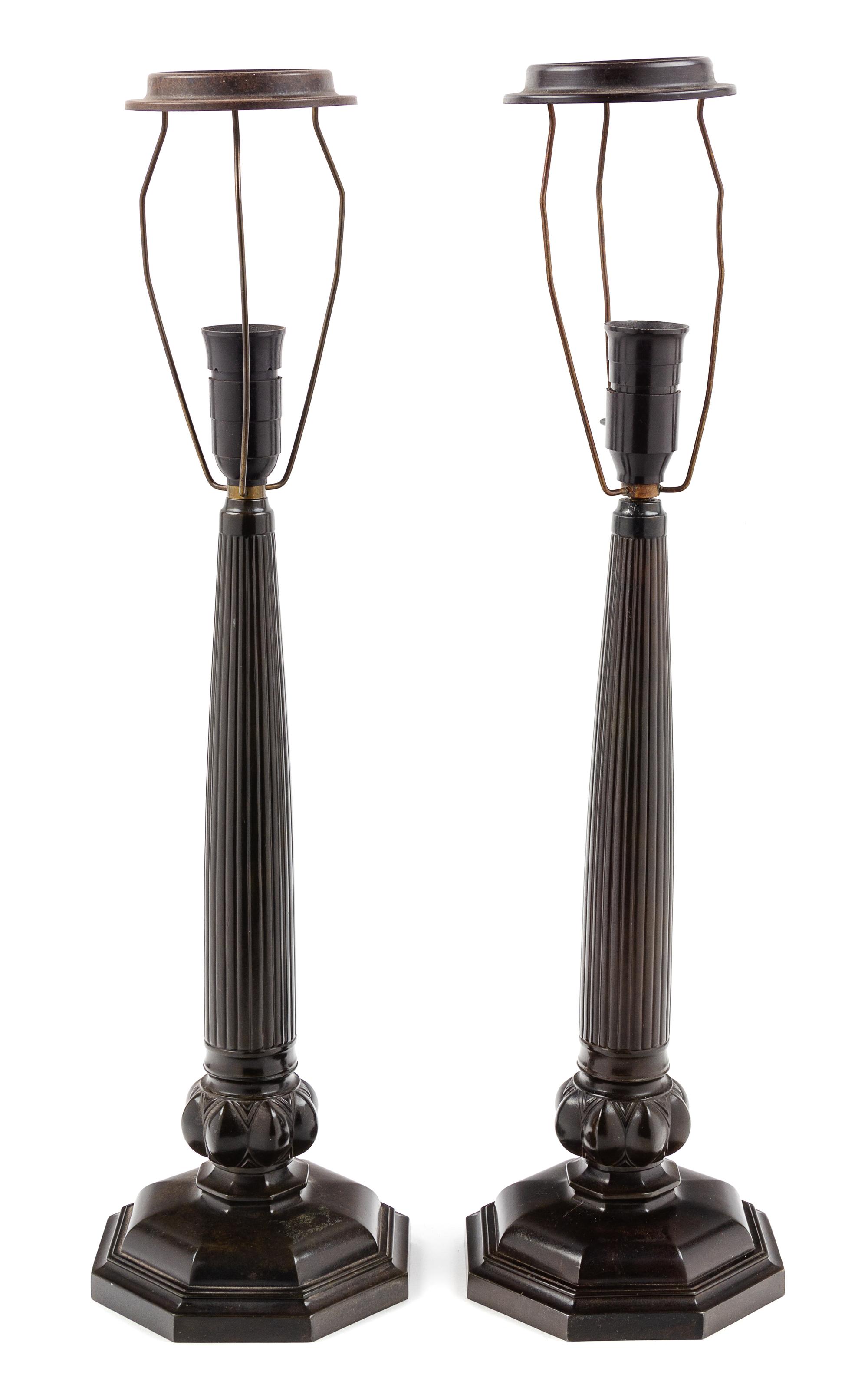 Just Andersen, (Danish, 1884-1943), a pair of table lamps