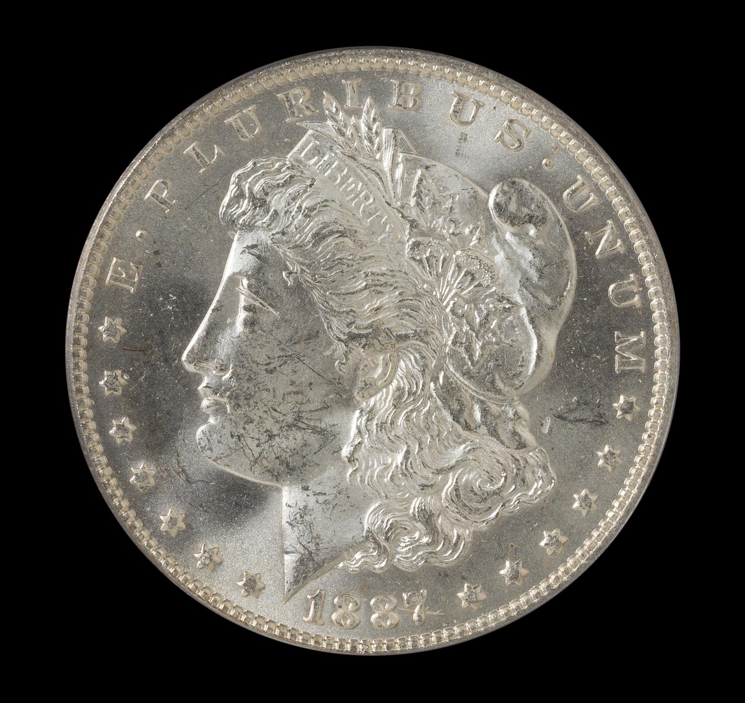 A United States 1887-O Morgan Silver Dollar Coin
