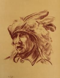Boleslaw Cybis, (Polish, 1895-1957), American Indian Drawings Folio One together with Battles of the Civil War: A Pictorial Presentatio