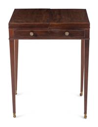 An Edwardian Mahogany Dressing Table